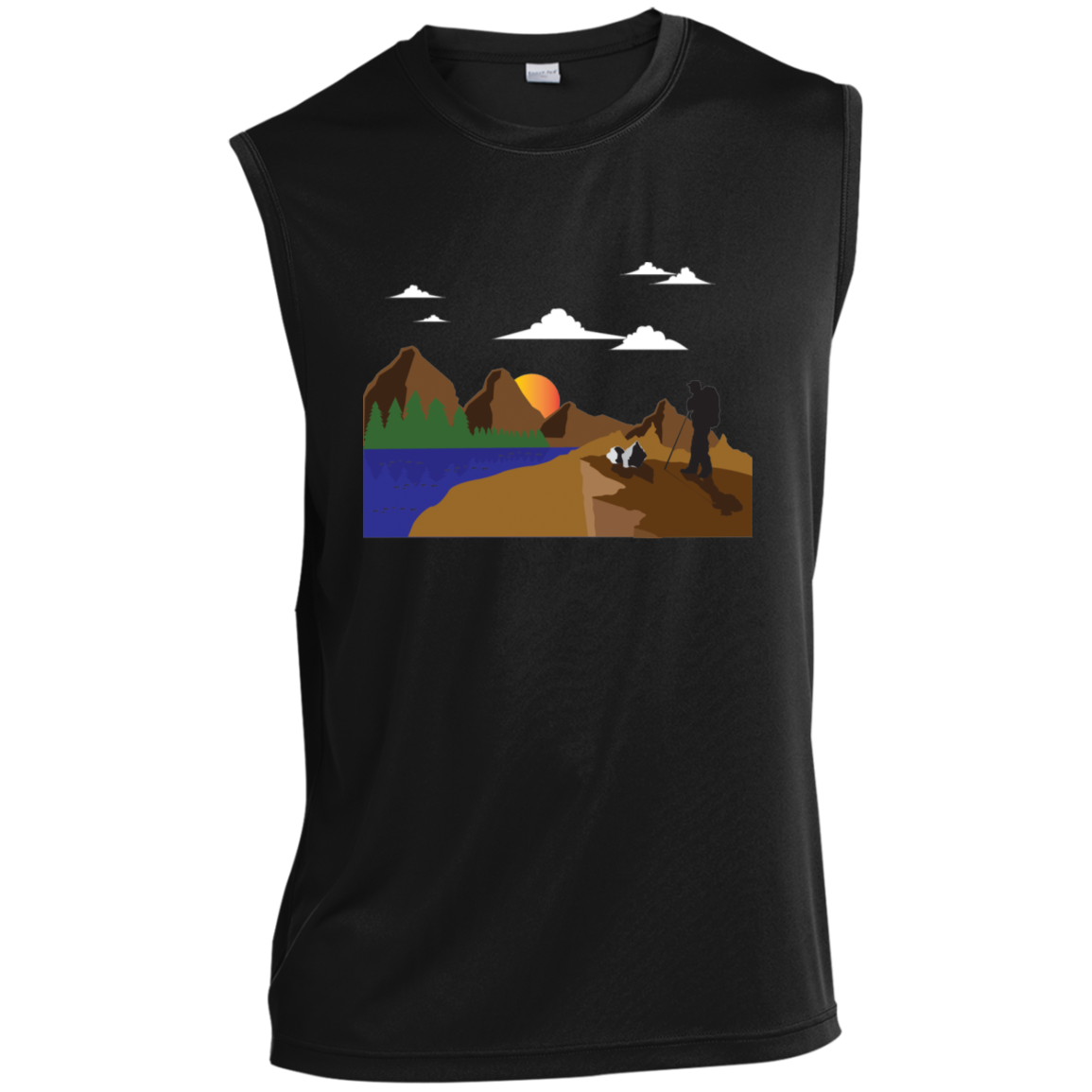 ST352 Sport-Tek Sleeveless Performance T-Shirt Hiking