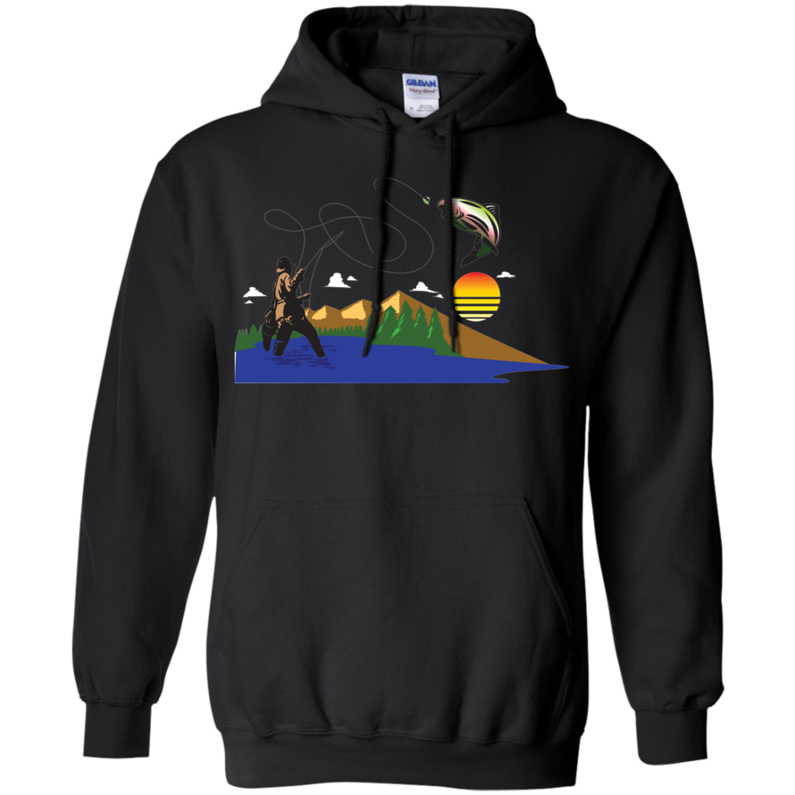 G185 Gildan Pullover Hoodie 8 oz. F2