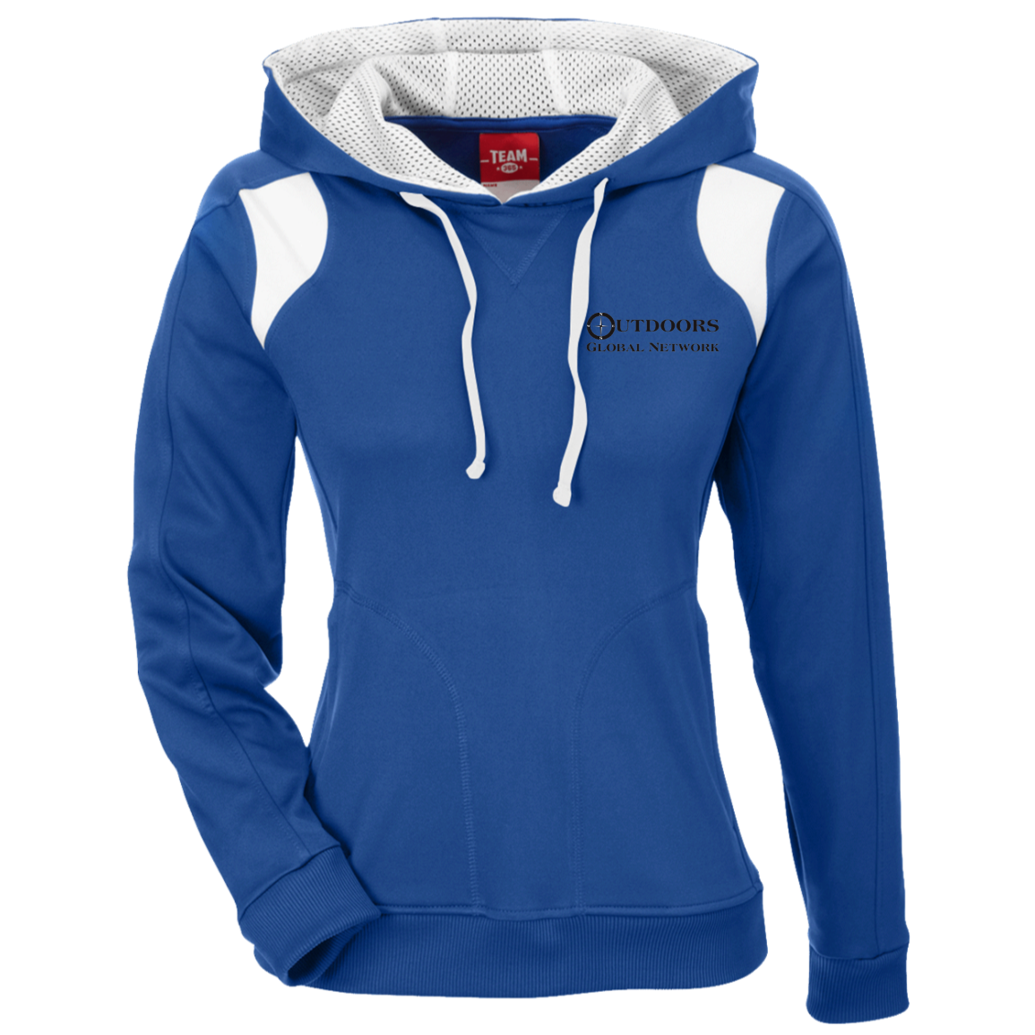 TT30W Team 365 Ladies' Colorblock Poly Hoodie L1