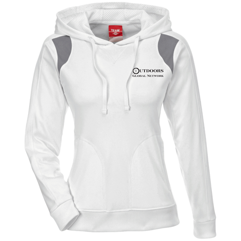 TT30W Team 365 Ladies' Colorblock Poly Hoodie L1