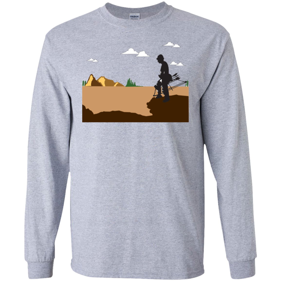 G240 Gildan LS Ultra Cotton T-Shirt A2