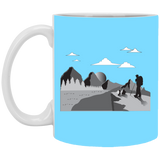 XP8434 11 oz. White Mug Hiking