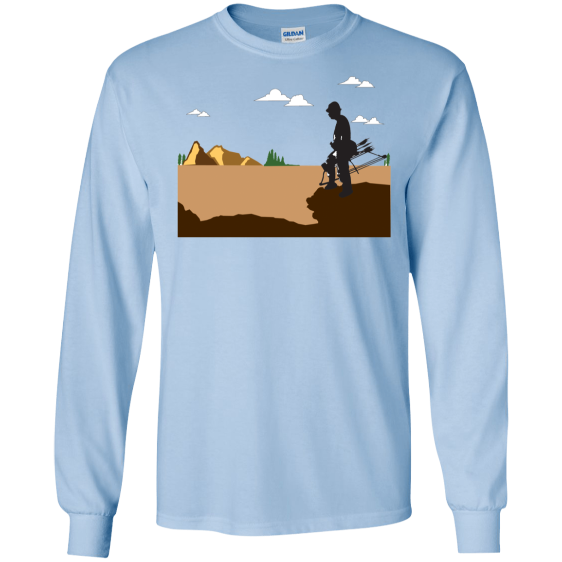 G240 Gildan LS Ultra Cotton T-Shirt A2