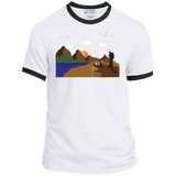 PC54R Port & Co. Ringer Tee Hiking