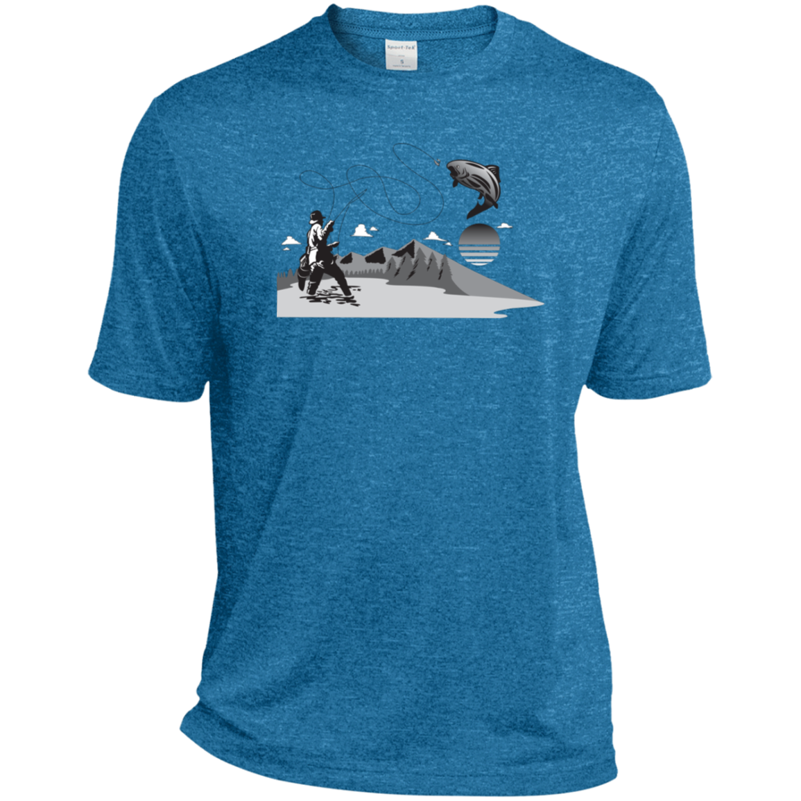 ST360 Sport-Tek Heather Dri-Fit Moisture-Wicking T-Shirt F2