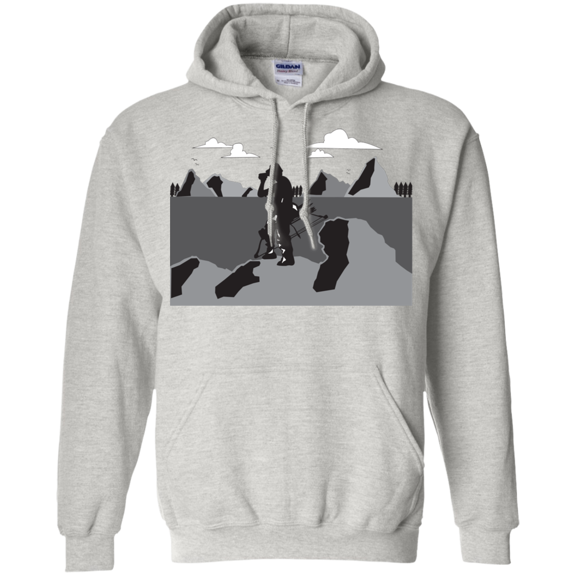 G185 Gildan Pullover Hoodie 8 oz. A1