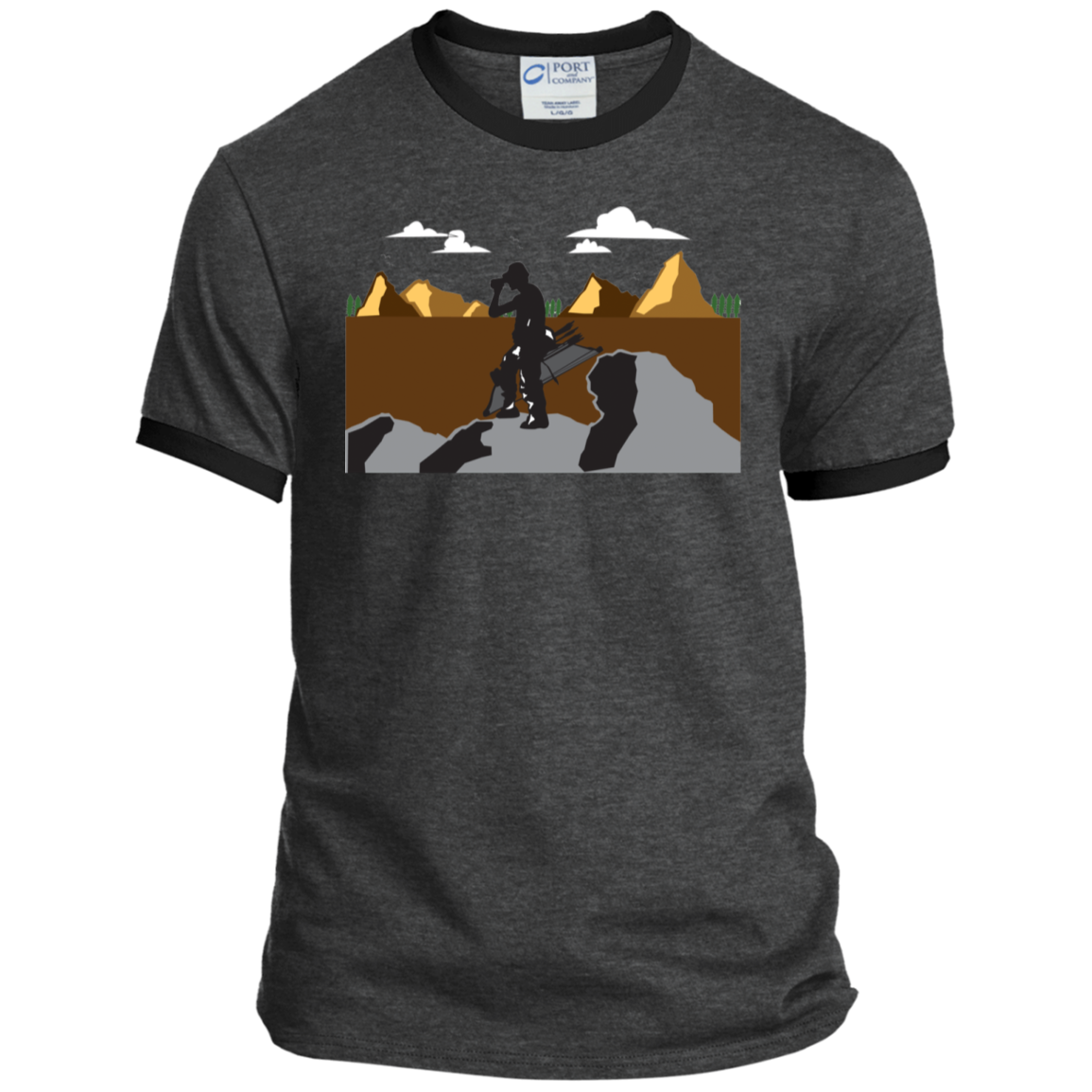 PC54R Port & Co. Ringer Tee A1