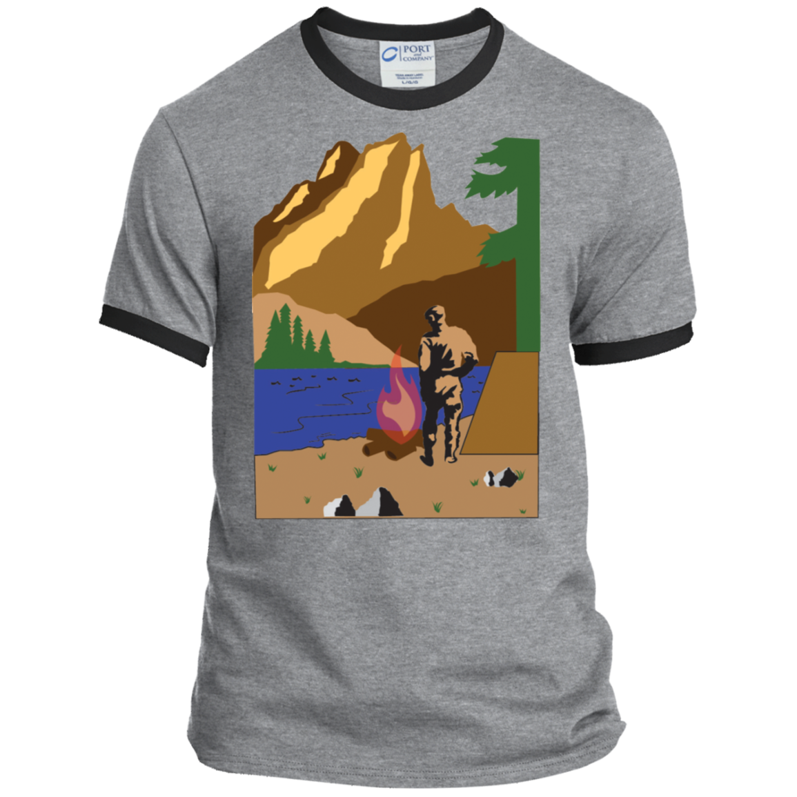 PC54R Port & Co. Ringer Tee C1