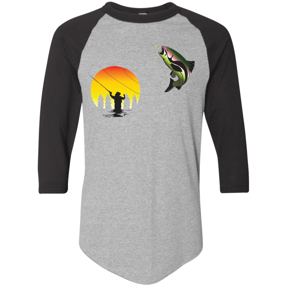 420 Augusta Colorblock Raglan Jersey F1