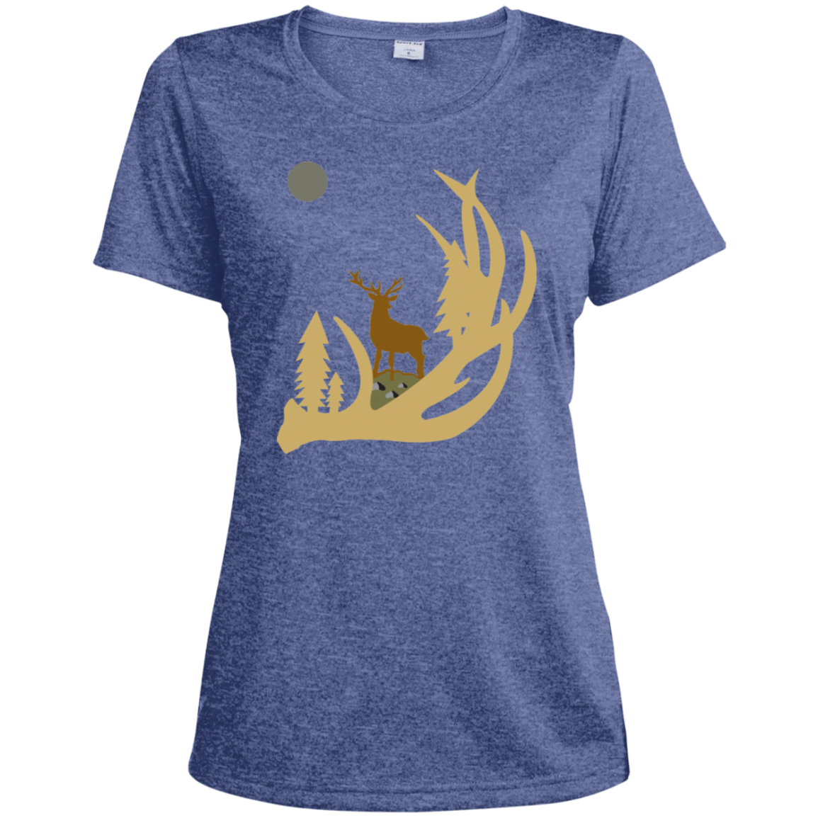 LST360 Sport-Tek Ladies' Heather Dri-Fit Moisture-Wicking T-Shirt