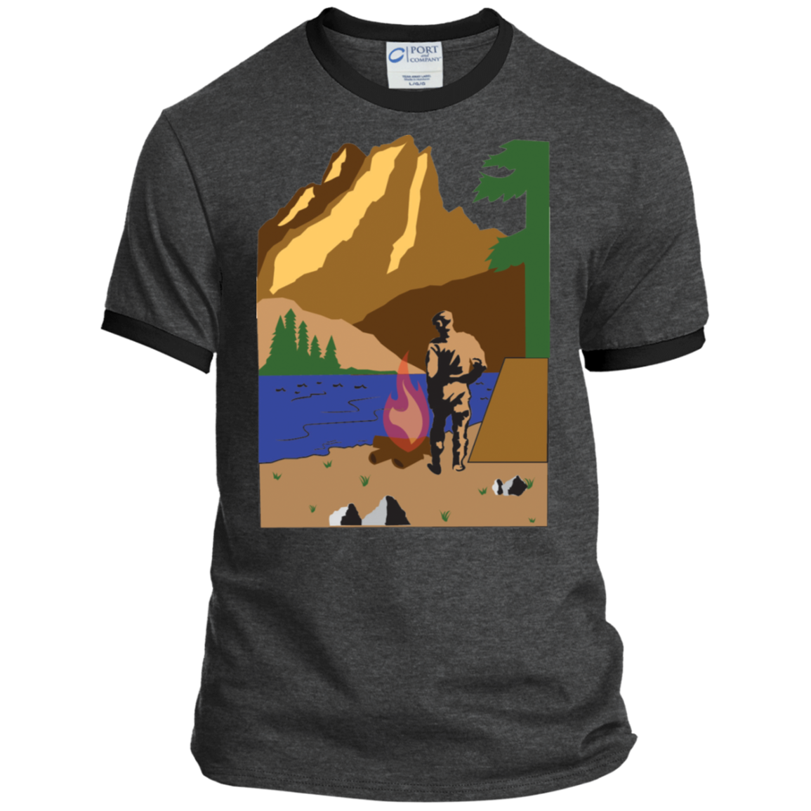 PC54R Port & Co. Ringer Tee C1