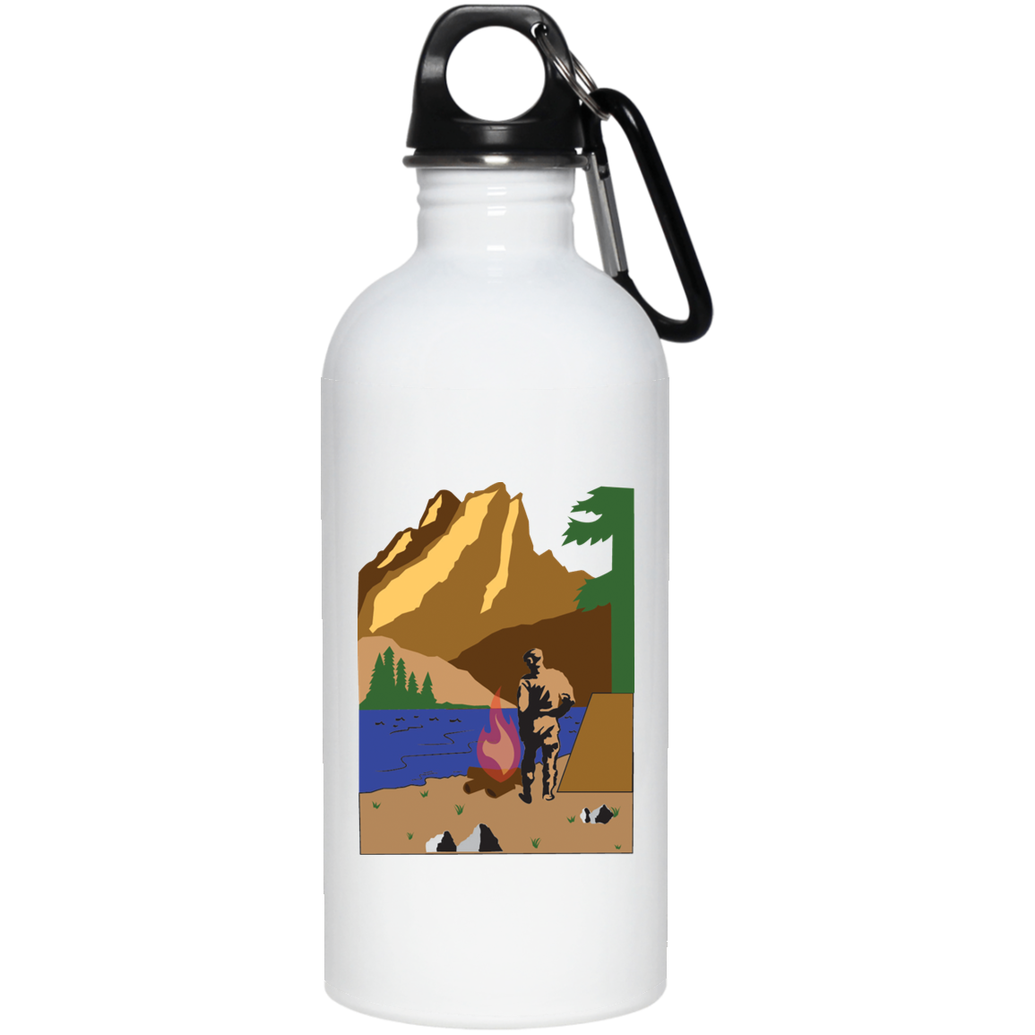 23663 20 oz. Stainless Steel Water Bottle C1