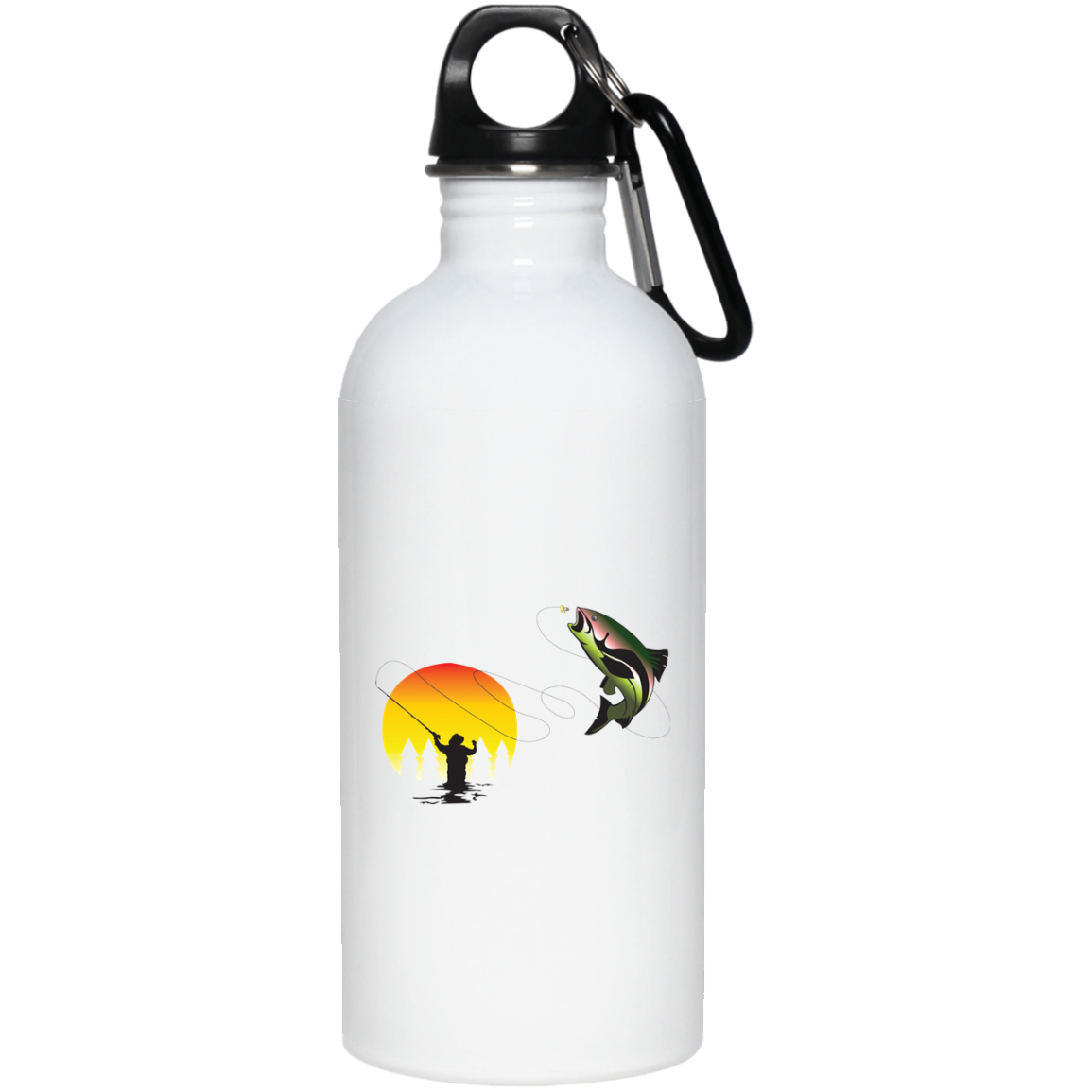 23663 20 oz. Stainless Steel Water Bottle F1