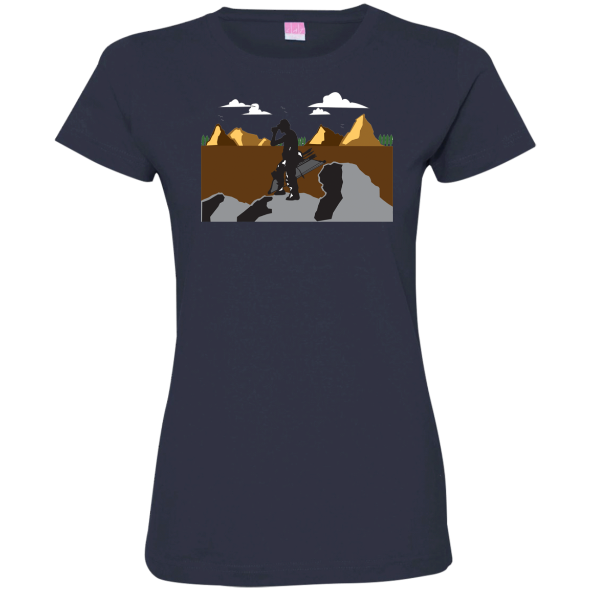 3516 LAT Ladies' Fine Jersey T-Shirt A1