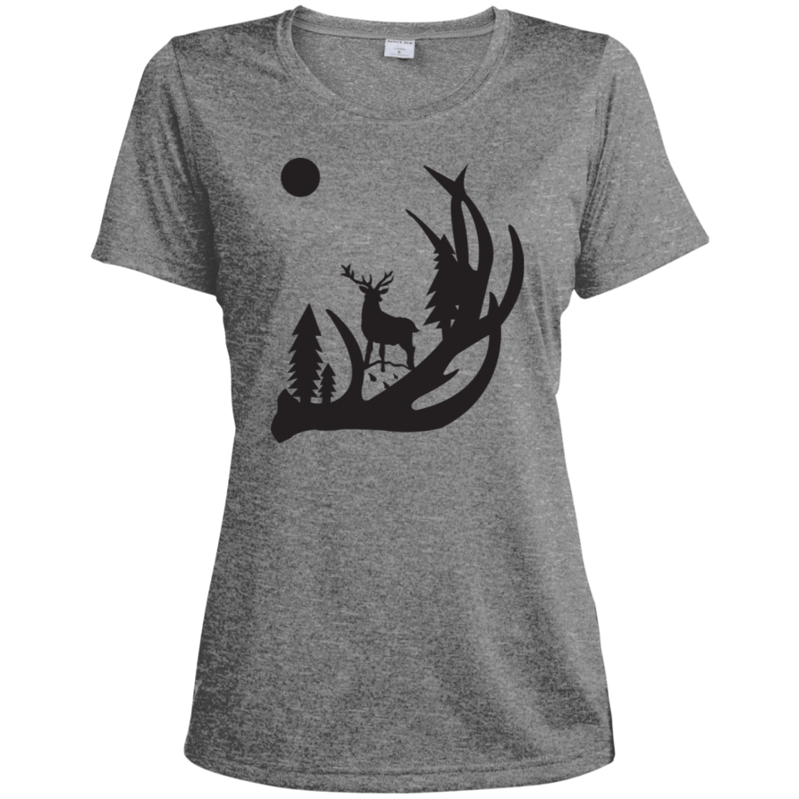 LST360 Sport-Tek Ladies' Heather Dri-Fit Moisture-Wicking T-Shirt H1