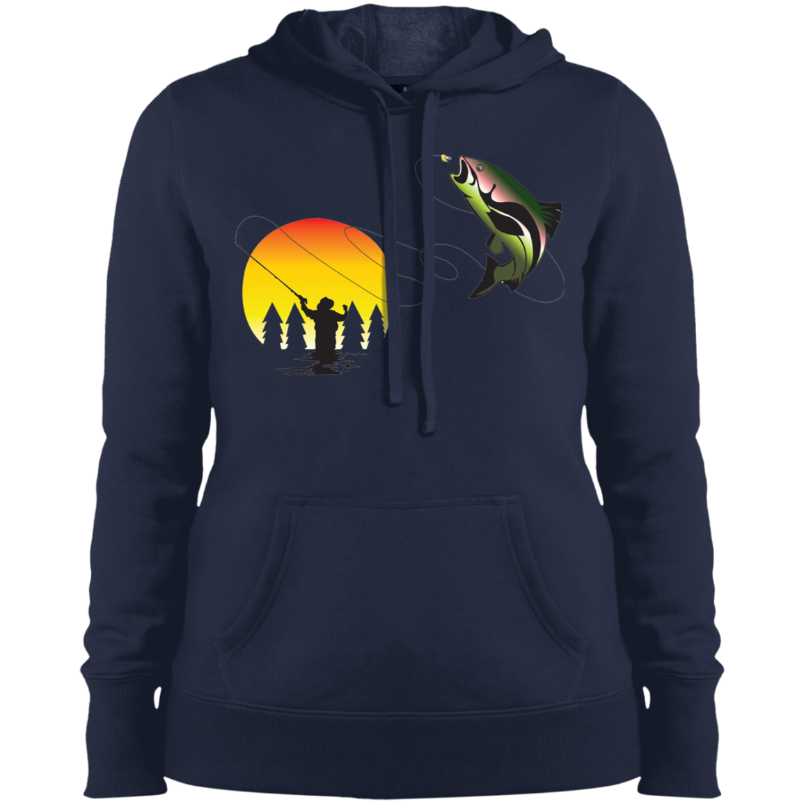 LST254 Sport-Tek Ladies' Pullover Hooded Sweatshirt