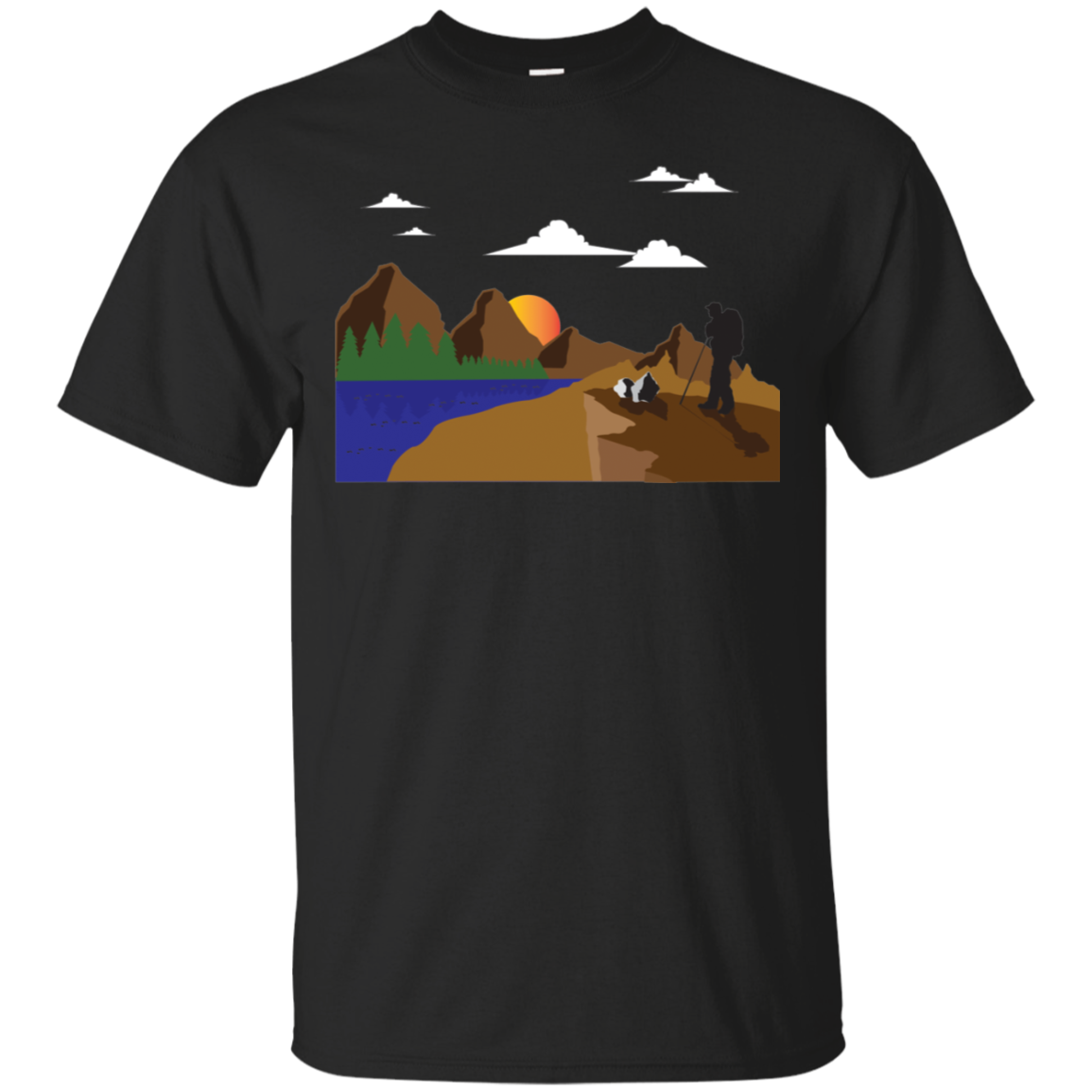 G200 Gildan Ultra Cotton T-Shirt Hiking