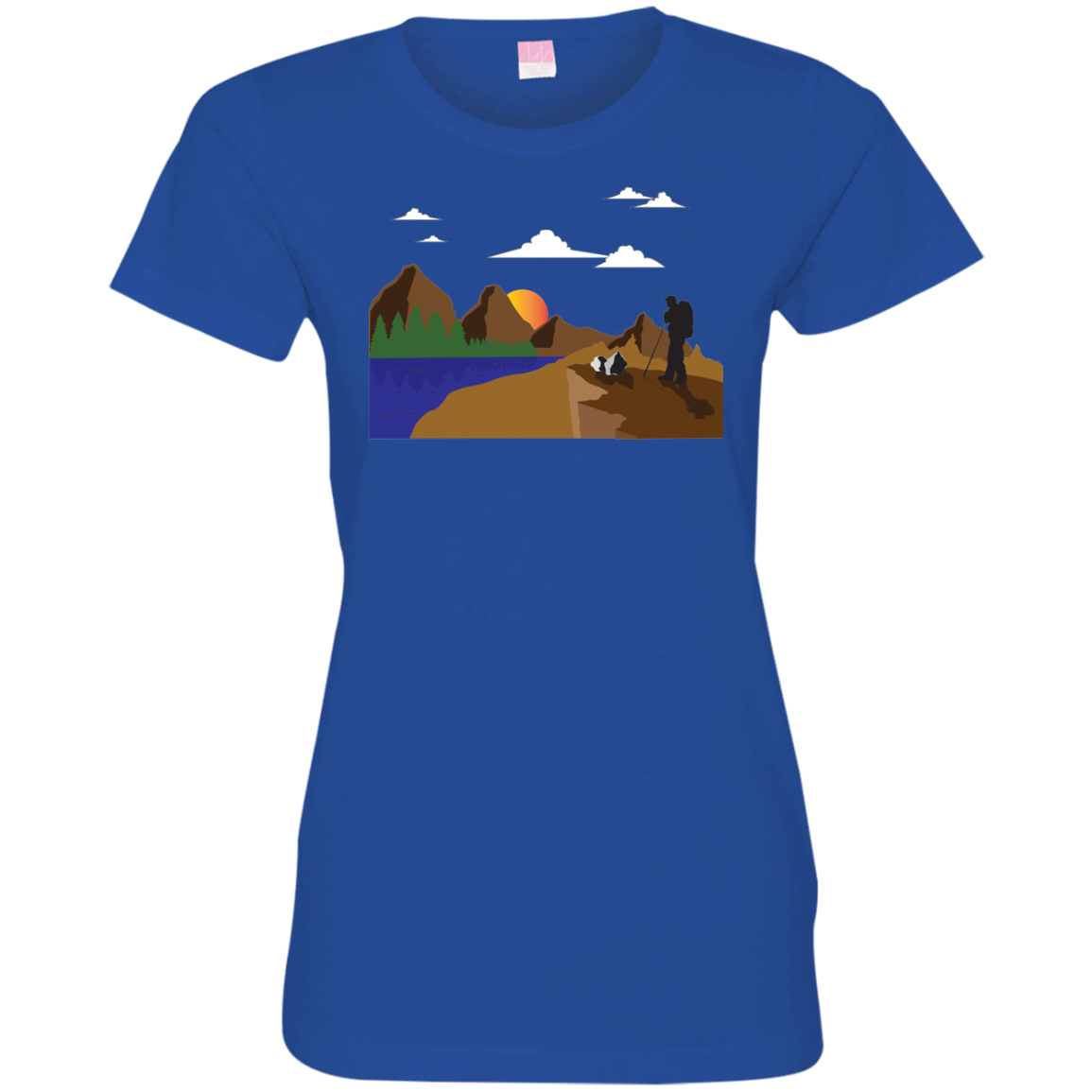 3516 LAT Ladies' Fine Jersey T-Shirt Hiking