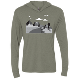 NL6021 Next Level Unisex Triblend LS Hooded T-Shirt Hiking