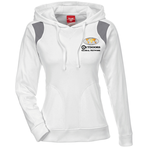 TT30W Team 365 Ladies' Colorblock Poly Hoodie L2