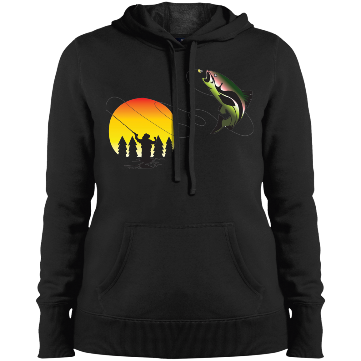 LST254 Sport-Tek Ladies' Pullover Hooded Sweatshirt