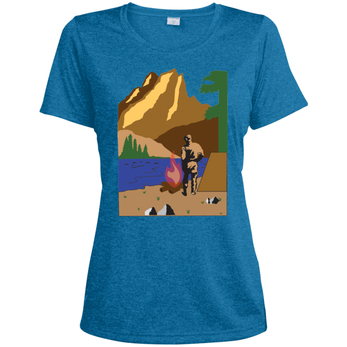 LST360 Sport-Tek Ladies' Heather Dri-Fit Moisture-Wicking T-Shirt