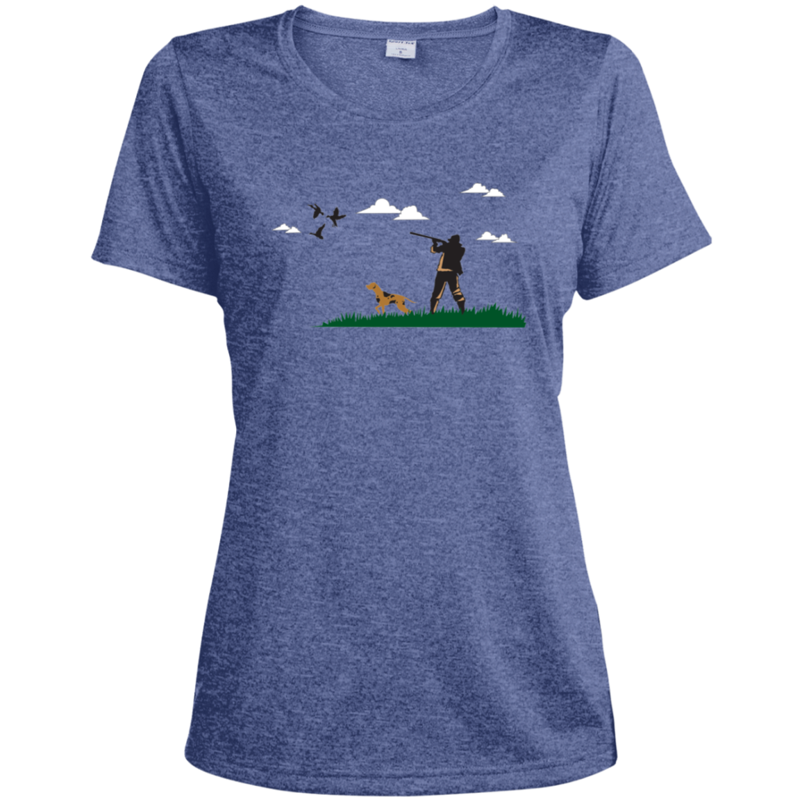 LST360 Sport-Tek Ladies' Heather Dri-Fit Moisture-Wicking T-Shirt