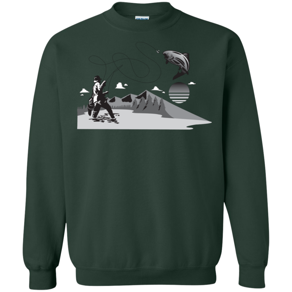 G180 Gildan Crewneck Pullover Sweatshirt  8 oz. F2