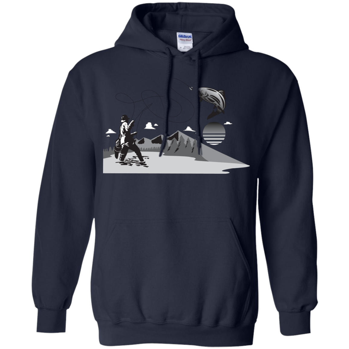 G185 Gildan Pullover Hoodie 8 oz. F2