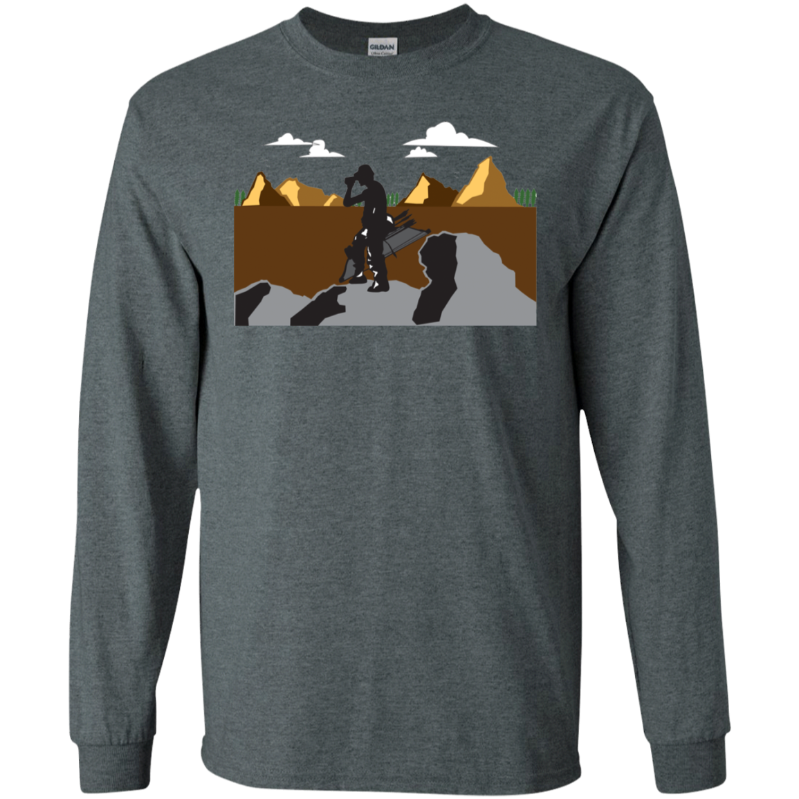 G240 Gildan LS Ultra Cotton T-Shirt A1