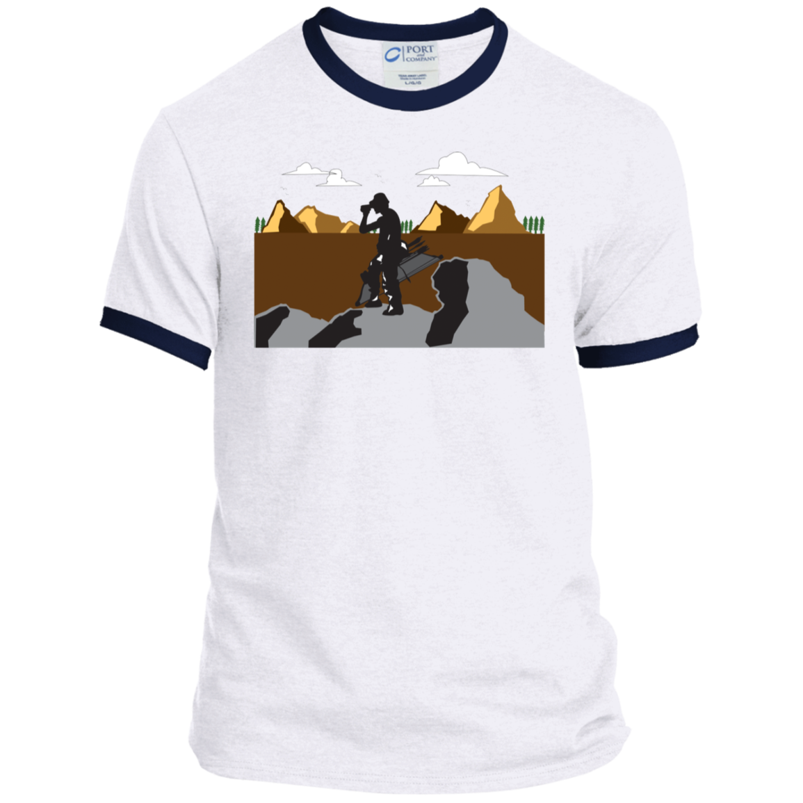 PC54R Port & Co. Ringer Tee A1