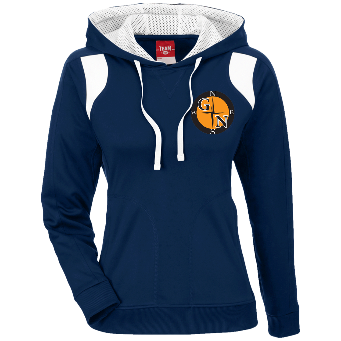 TT30W Team 365 Ladies' Colorblock Poly Hoodie L3