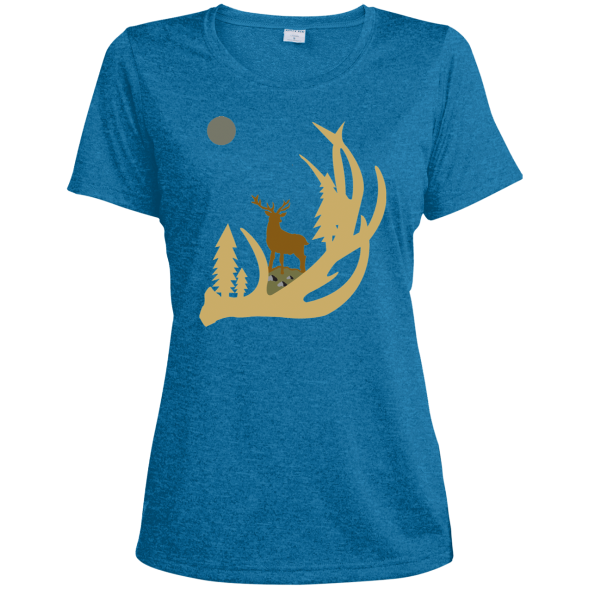 LST360 Sport-Tek Ladies' Heather Dri-Fit Moisture-Wicking T-Shirt