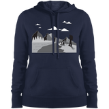 LST254 Sport-Tek Ladies' Pullover Hooded Sweatshirt Hiking