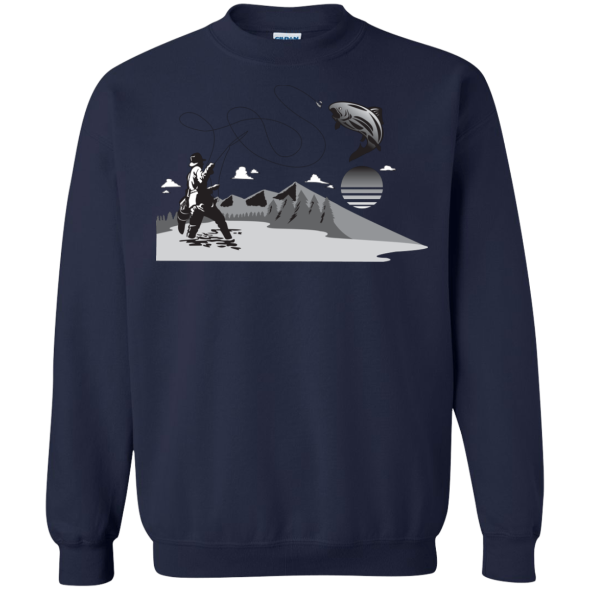 G180 Gildan Crewneck Pullover Sweatshirt  8 oz. F2