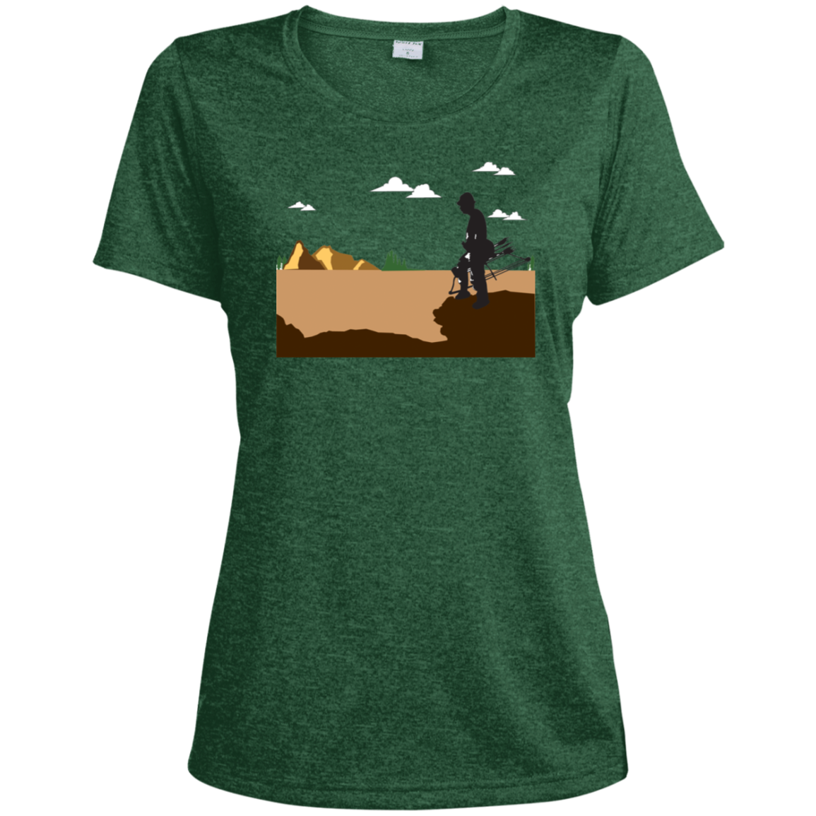 LST360 Sport-Tek Ladies' Heather Dri-Fit Moisture-Wicking T-Shirt