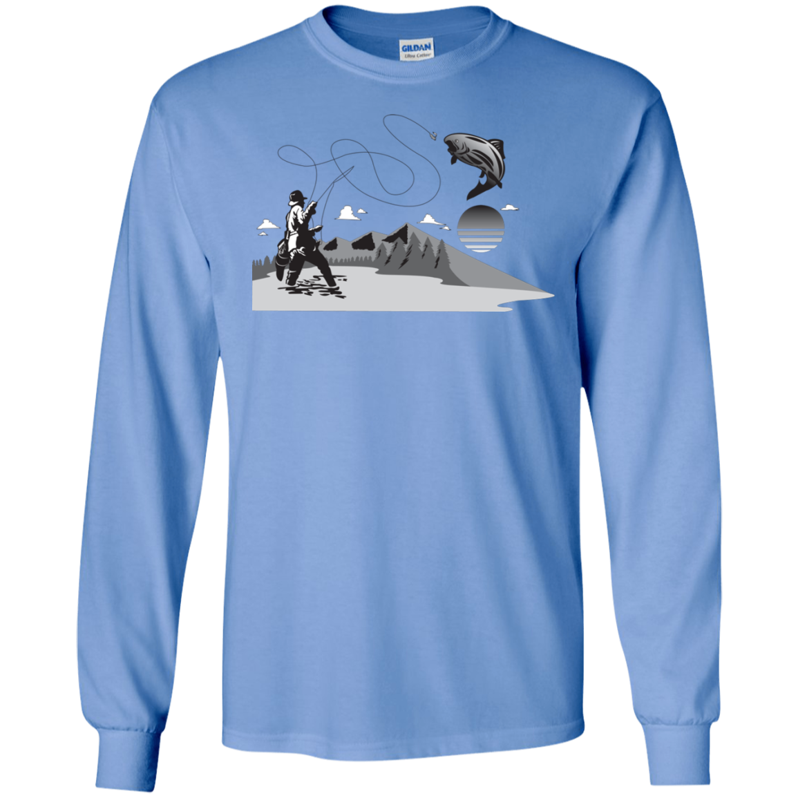 G240 Gildan LS Ultra Cotton T-Shirt F2