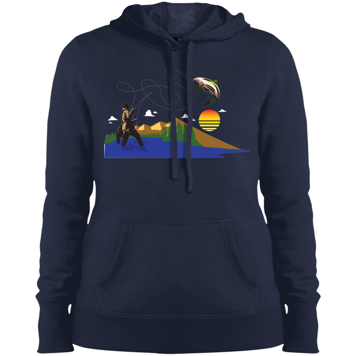 LST254 Sport-Tek Ladies' Pullover Hooded Sweatshirt F2