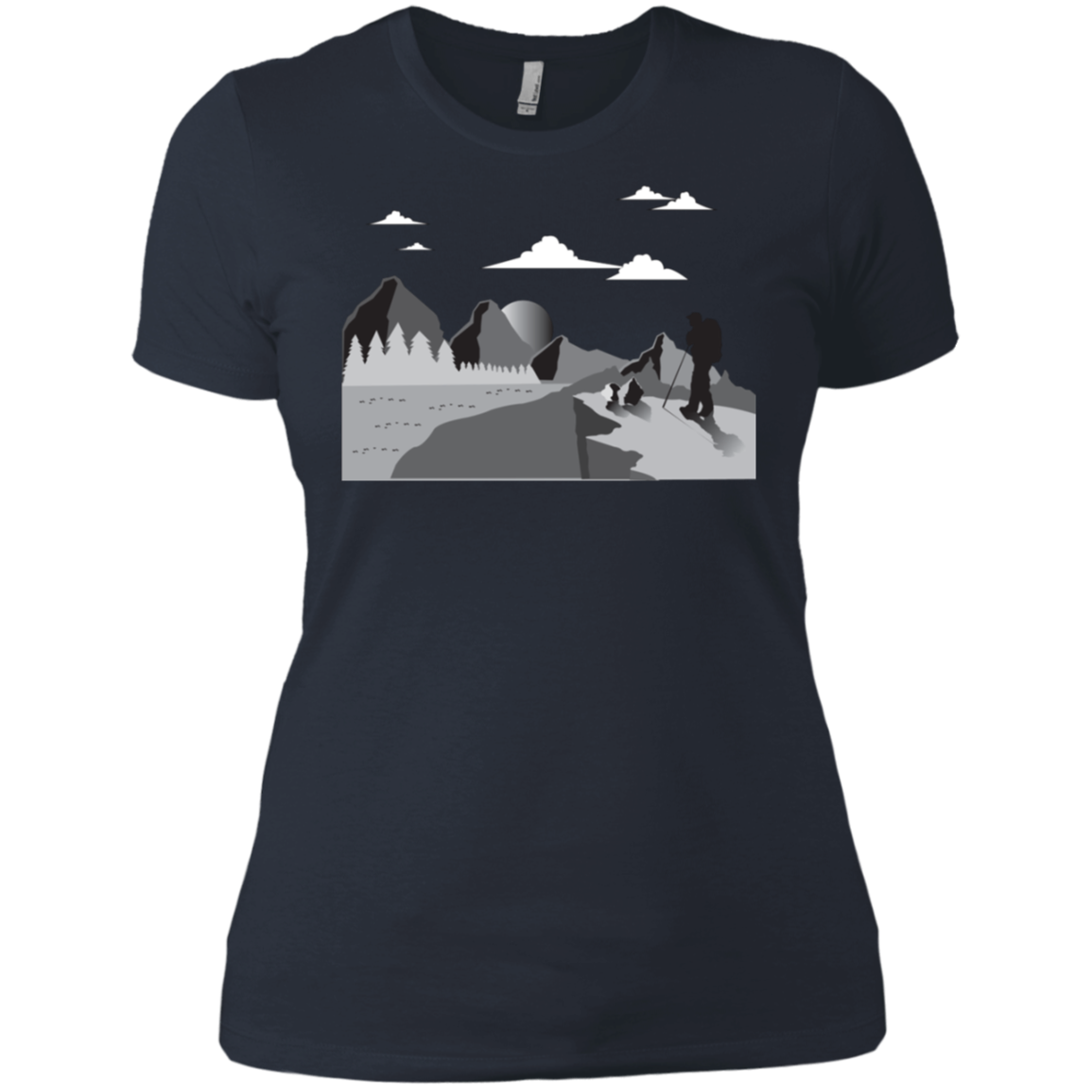 NL3900 Next Level Ladies' Boyfriend T-Shirt Hiking