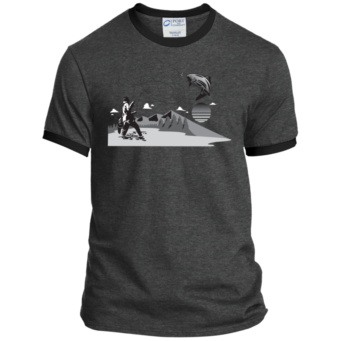 PC54R Port & Co. Ringer Tee F2