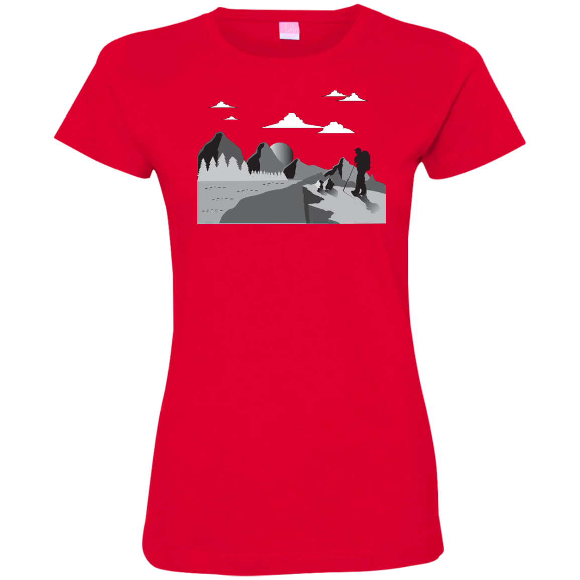 3516 LAT Ladies' Fine Jersey T-Shirt Hiking