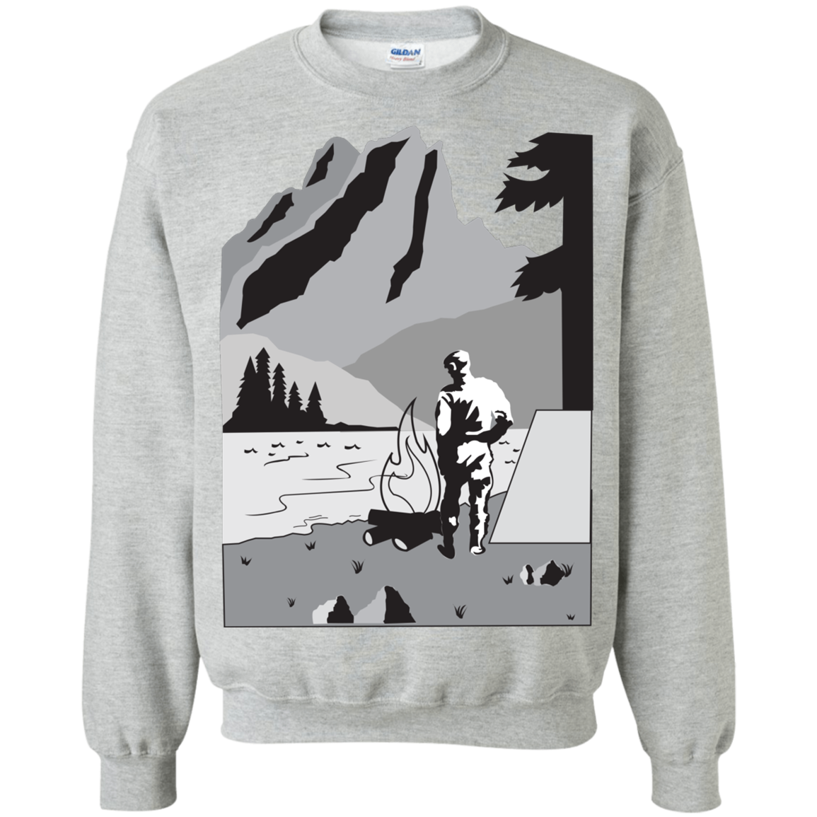 G180 Gildan Crewneck Pullover Sweatshirt  8 oz. C1