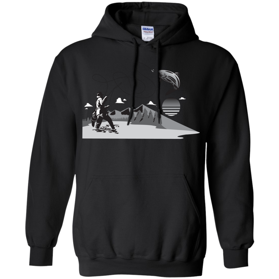 G185 Gildan Pullover Hoodie 8 oz. F2