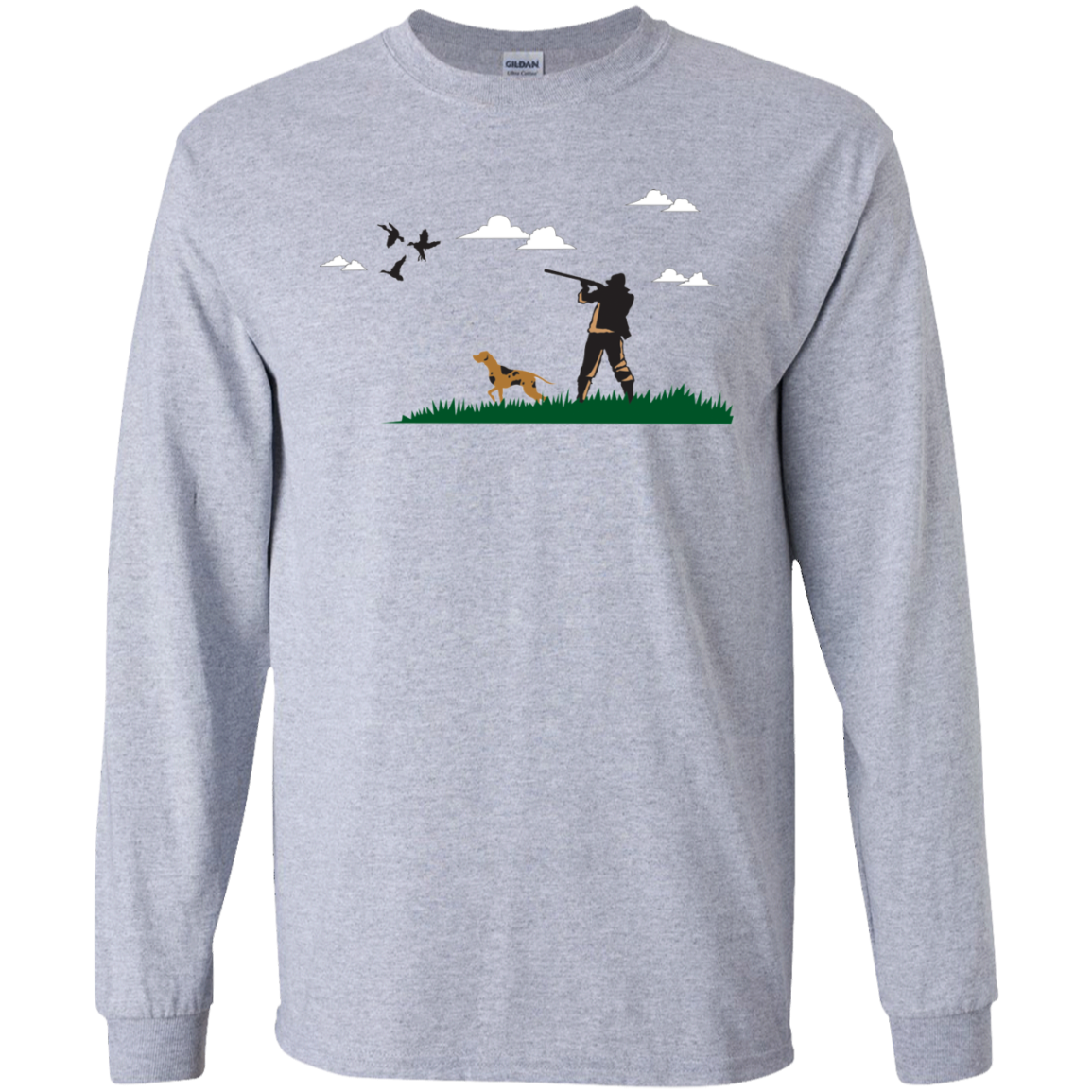 G240 Gildan LS Ultra Cotton T-Shirt H2