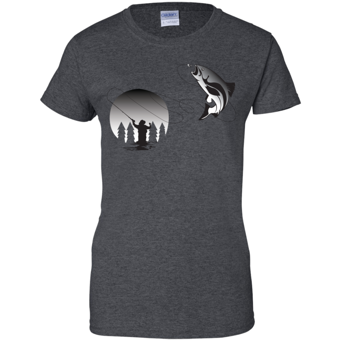 G200L Gildan Ladies' 100% Cotton T-Shirt F1