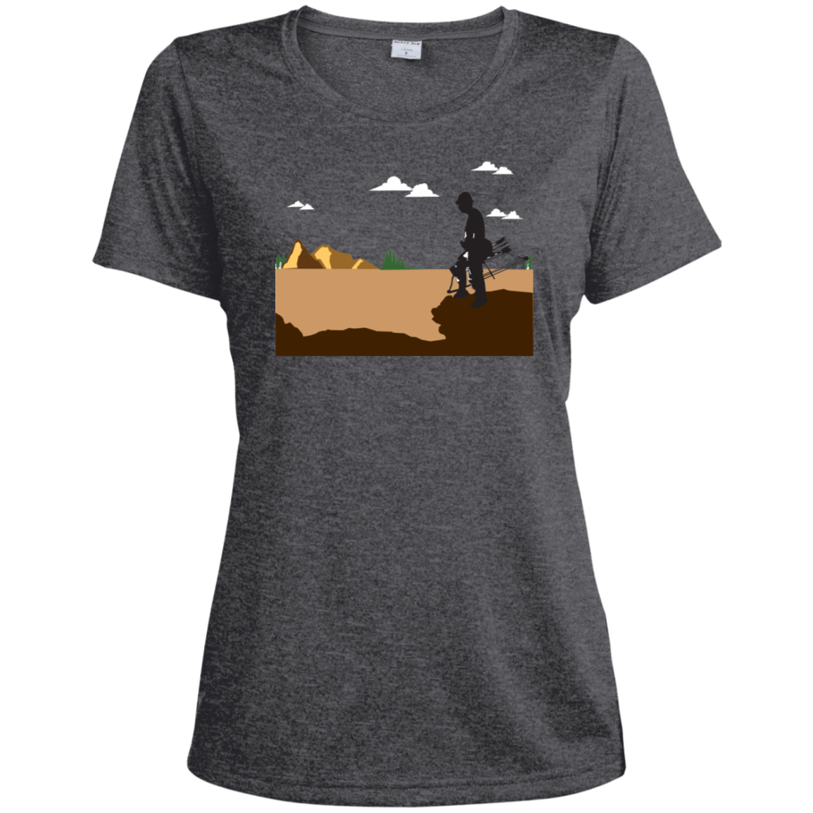 LST360 Sport-Tek Ladies' Heather Dri-Fit Moisture-Wicking T-Shirt