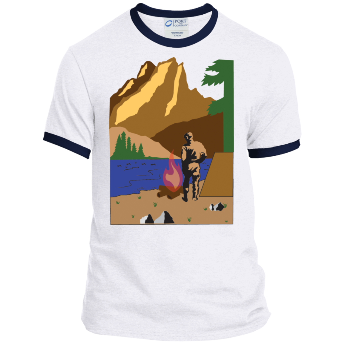 PC54R Port & Co. Ringer Tee C1