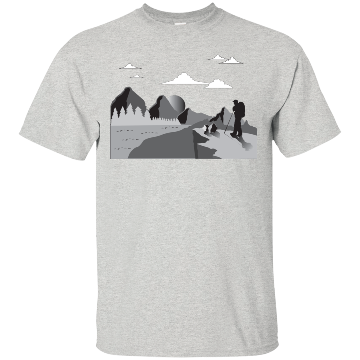 G200 Gildan Ultra Cotton T-Shirt Hiking