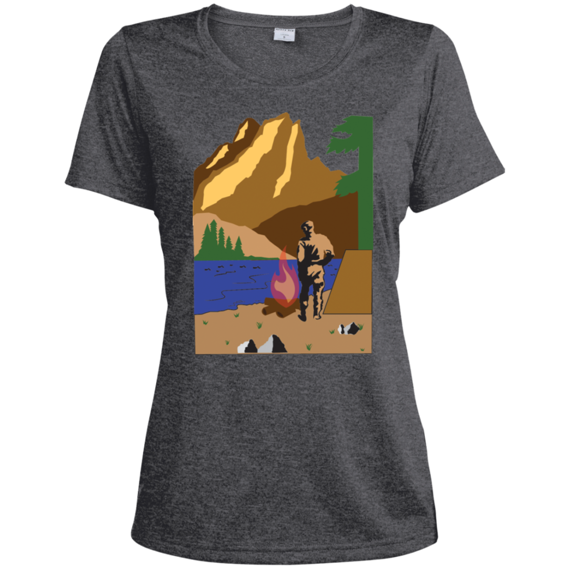 LST360 Sport-Tek Ladies' Heather Dri-Fit Moisture-Wicking T-Shirt