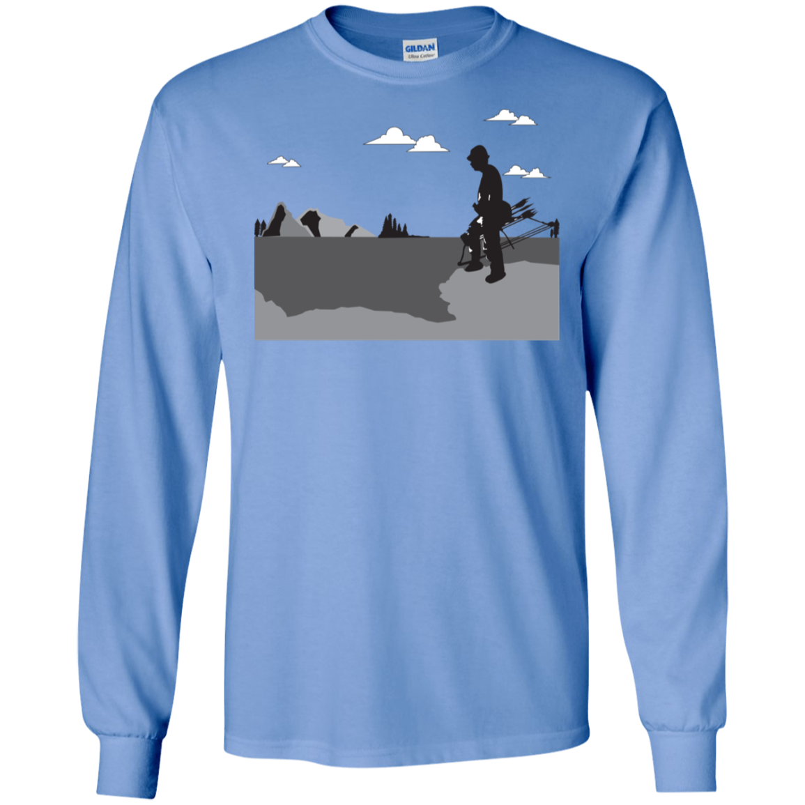 G240 Gildan LS Ultra Cotton T-Shirt A2